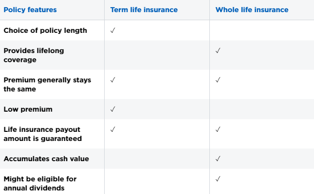 term-life-whole-life-differences